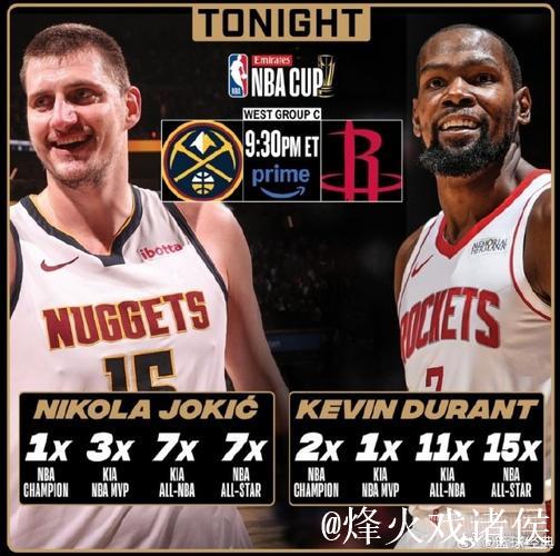 掘金胜火箭!杜兰特与奥科吉全面出击,约基奇压制申京,两小将稍显激进。 掘金胜火箭!杜兰特与奥科吉全面出击,约基奇压制申京,两小将稍显激进。